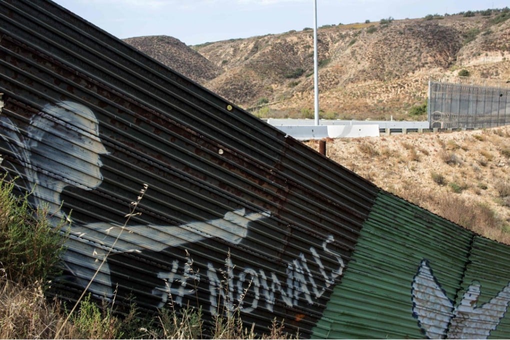 Part of the US-Mexico border fence in Tijuana, Mexico. Photo: AFP