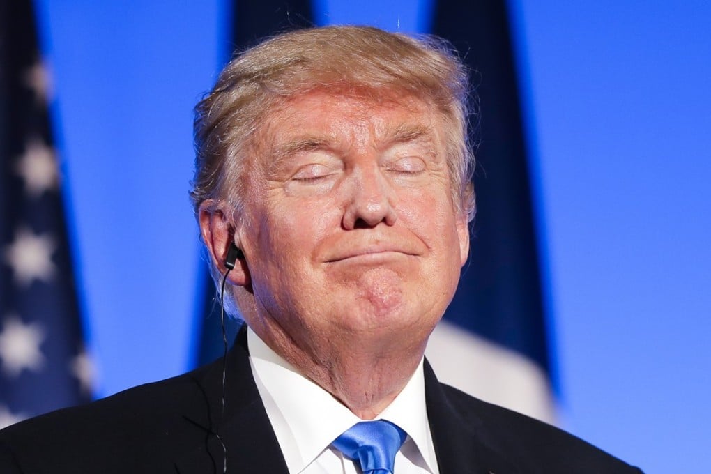 US President Donald Trump attends a press conference at the Elysee Palace in Paris. The West, so far as there is one, is now seen to be led by the German chancellor, not the US president. Photo: AP