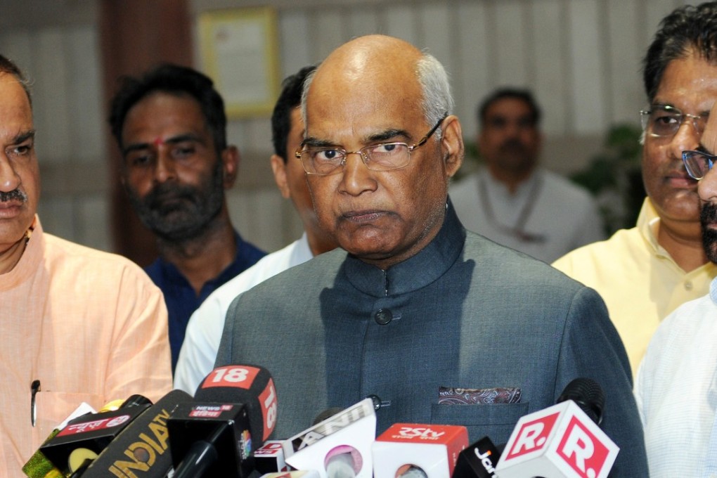 BJP presidential candidate Ram Nath Kovind. Photo: EPA