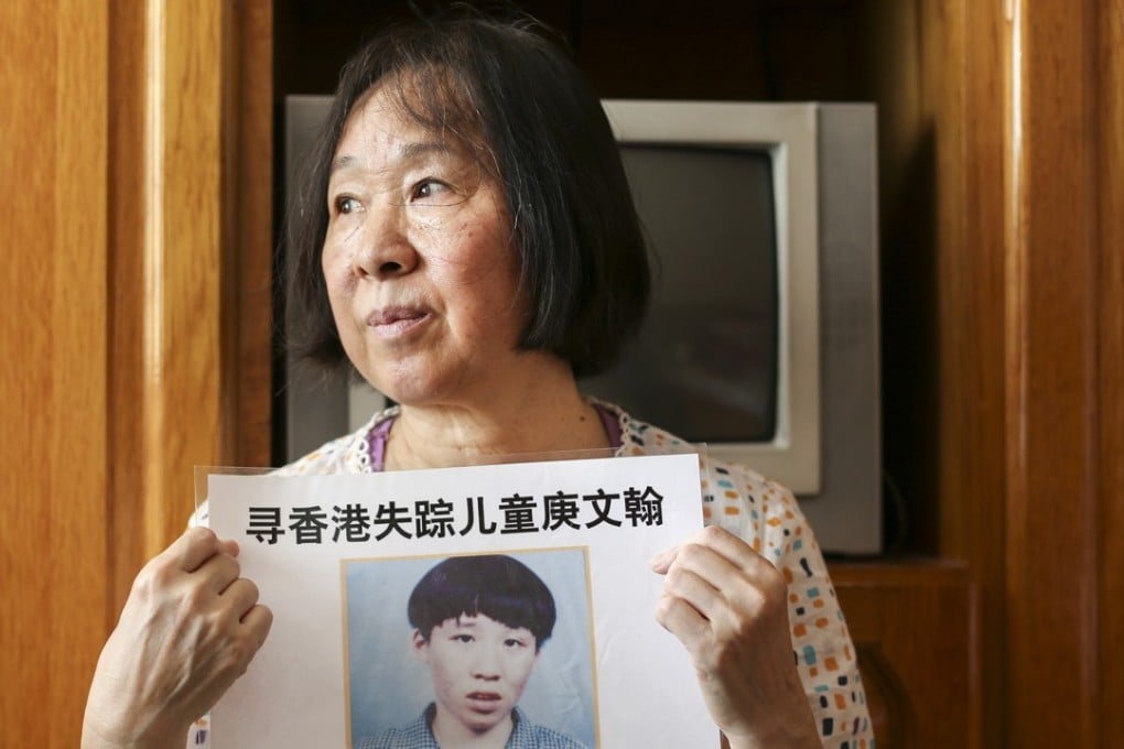 Yu Lai Wai-ling has never given up hope of one day finding her son. Photo: Dickson Lee