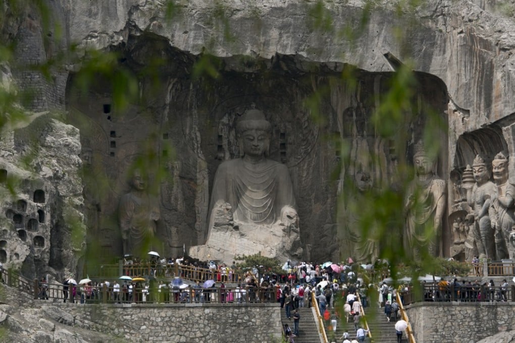 Fengxian Temple, at the Longmen Grottoes, in Luoyang. Pictures: May Tse
