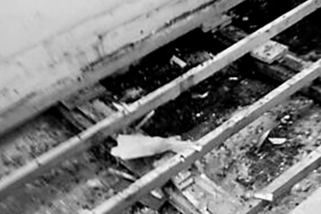 Firefighters had to remove several floorboards to get at the bees nest. Photo: Handout