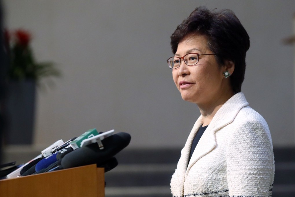 Chief Executive Carrie Lam Cheng Yuet-ngor says she is accountable to 7.3 million people, not just to the pan-democrats. Photo: Edward Wong