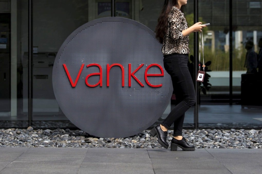 Vanke shares rose to historic high when it resumed trading on Tuesday, after it won the bid to takeover Singapore-listed GLP. Photo: Reuters