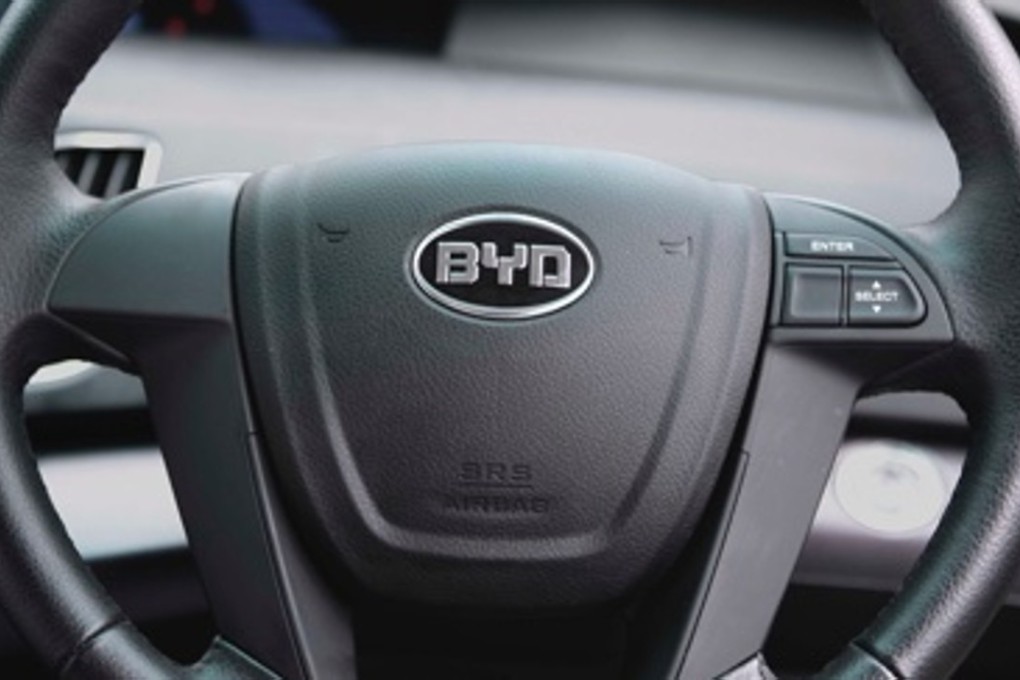 Last year, the top-10 Chinese manufacturers accounted for more than 96 per cent of e-car sales in China. Shenzhen-based BYD Auto overtook California-based Tesla as the world’s largest e-car maker, by sales in 2015. Photo: SCMP handout