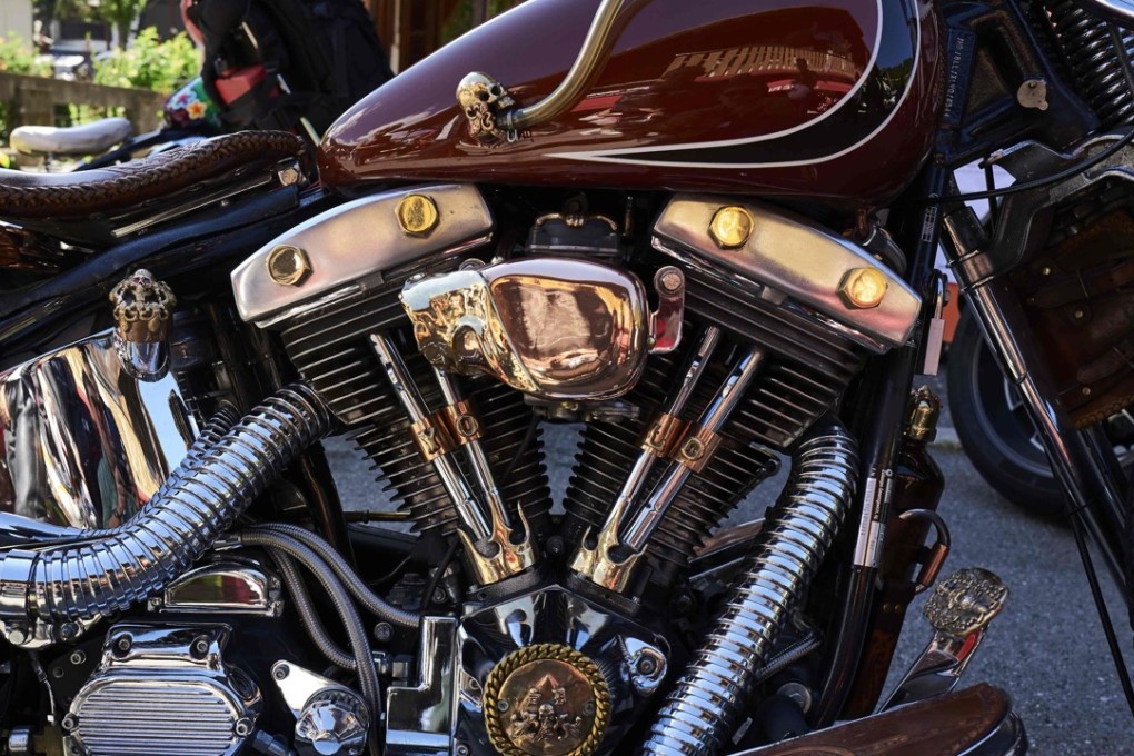 The chromed engine of a Harley-Davidson bike is seen at the 6th annual Morzine-Avoriaz Harley Days 2017 on July 15, 2017. About 10,000 motorcycles and 30,000 bikers have come from all over Europe to take part in the festival. Photo: AFP
