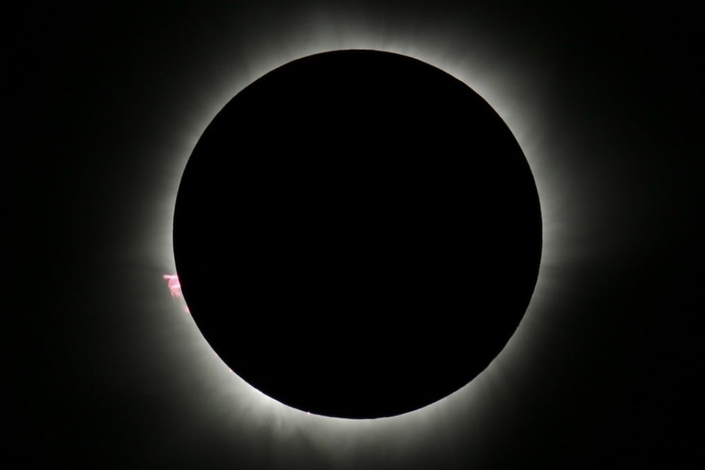 A total solar eclipse – such as the US will experience on August 21 – is commonly described by observers as a hole in the sky or as an eye looking down.