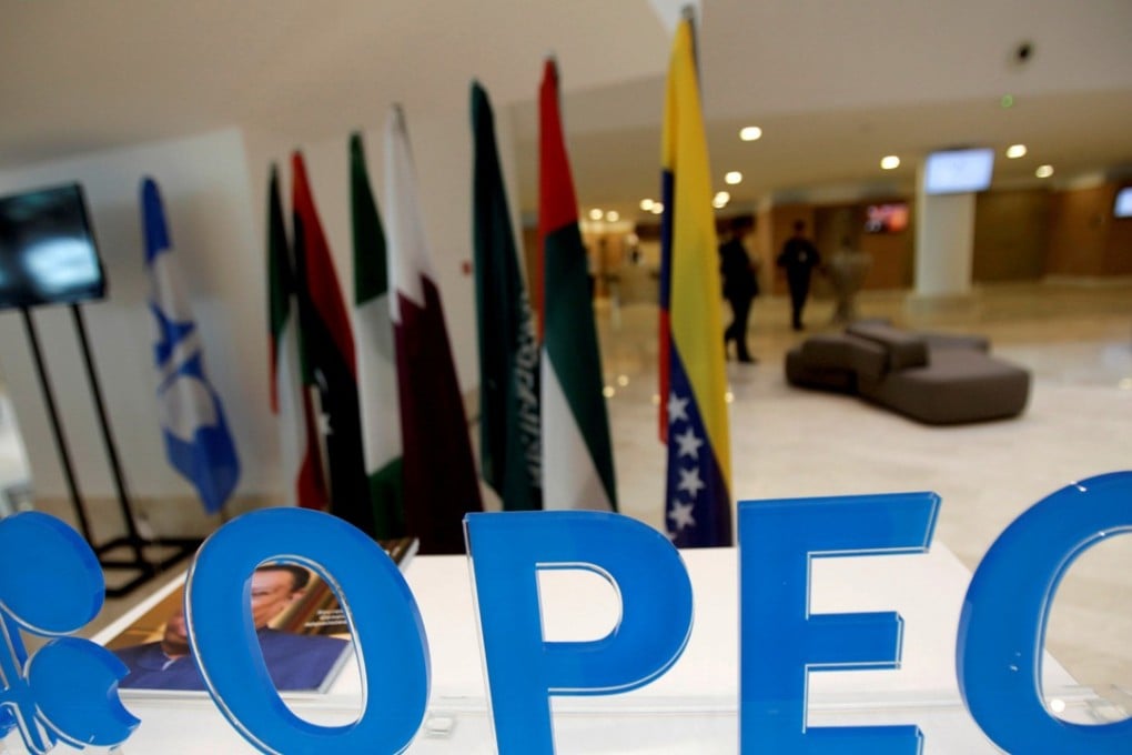 The OPEC logo is pictured as Ecuador became the first country to break ranks with its agreement to curb production to prop up prices. Photo: Reuters