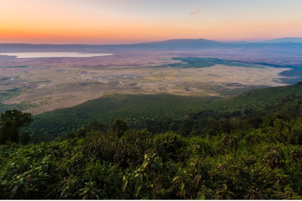 The Ngorongoro Crater rim, Tanzania. Picture: Alamy