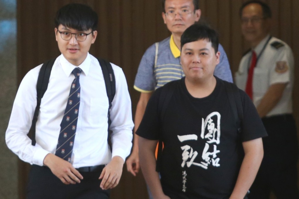 Billy Fung (left) and Colman Li were both convicted on Thursday. Photo: Sam Tsang