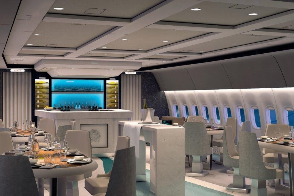 Genting Hong Kong will launch the maiden flight of its Crystal Skye private jet tour service from the city during China's "Golden Week". The fully customised Boeing 777-200LR aircraft accommodates just 86 guests, who will pay US$45,000 each for the inaugural itinerary that will cover an eight-night safari in Nairobi and a trip to the islands of Tahiti. Photo: Handout