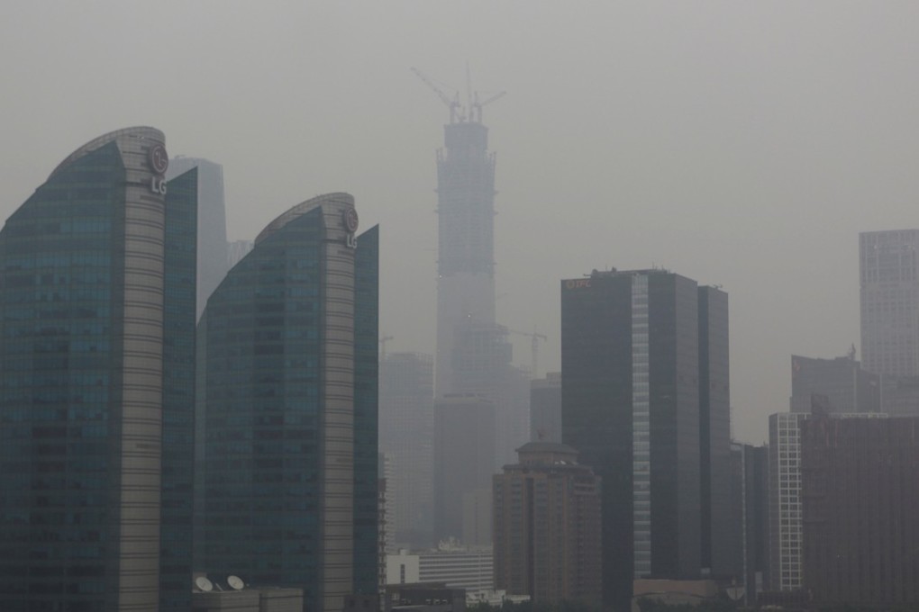 A file picture of Beijing shrouded in smog. Photo: Reuters