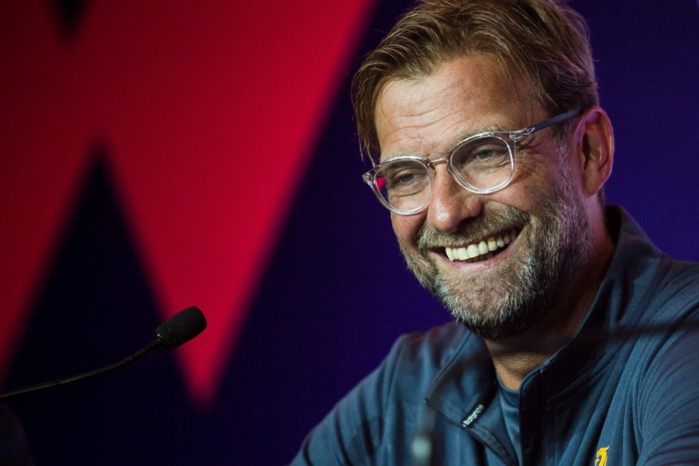 Liverpool manager Jurgen Klopp attends a press conference for the Premier League Asia Trophy in Hong Kong. Photo: AFP
