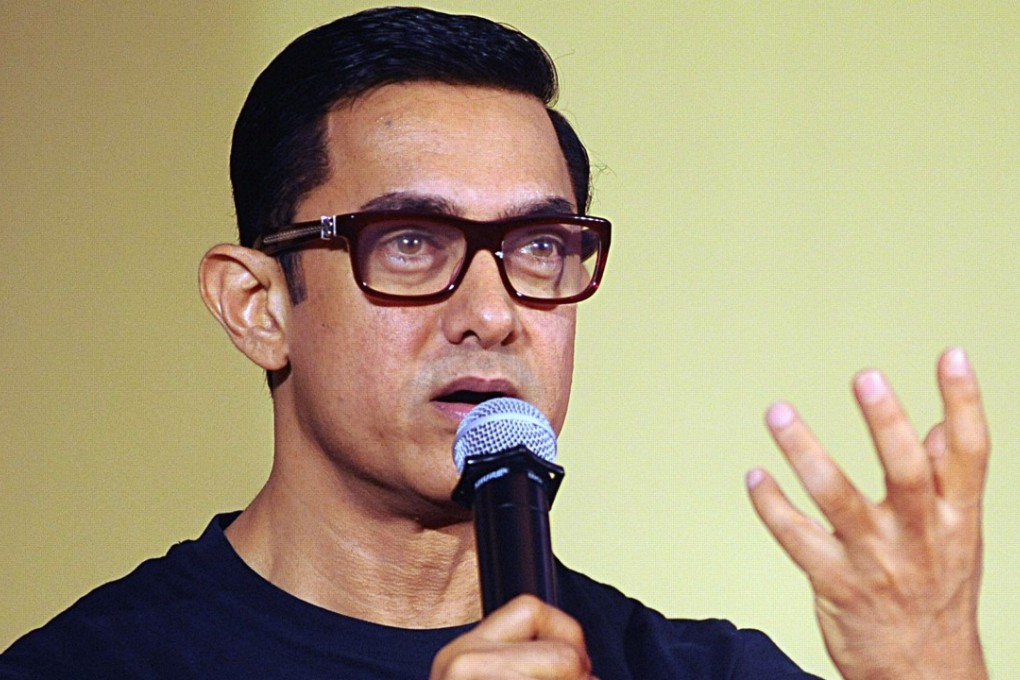 Bollywood actor Aamir Khan at a poster launch of Dangal in Mumbai. Photo: AFP
