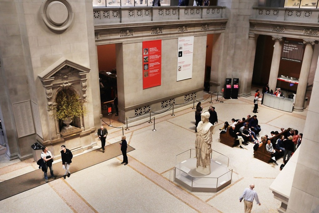 The entrance to the Metropolitan Museum of Art, which recorded a US$8.3 million deficit in the 2016 financial year. Picture: AFP