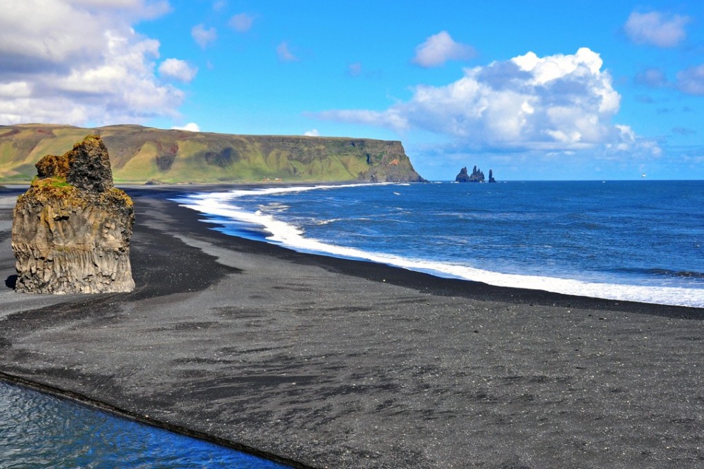 A black-sand beach at Vik. Picture: Alamy