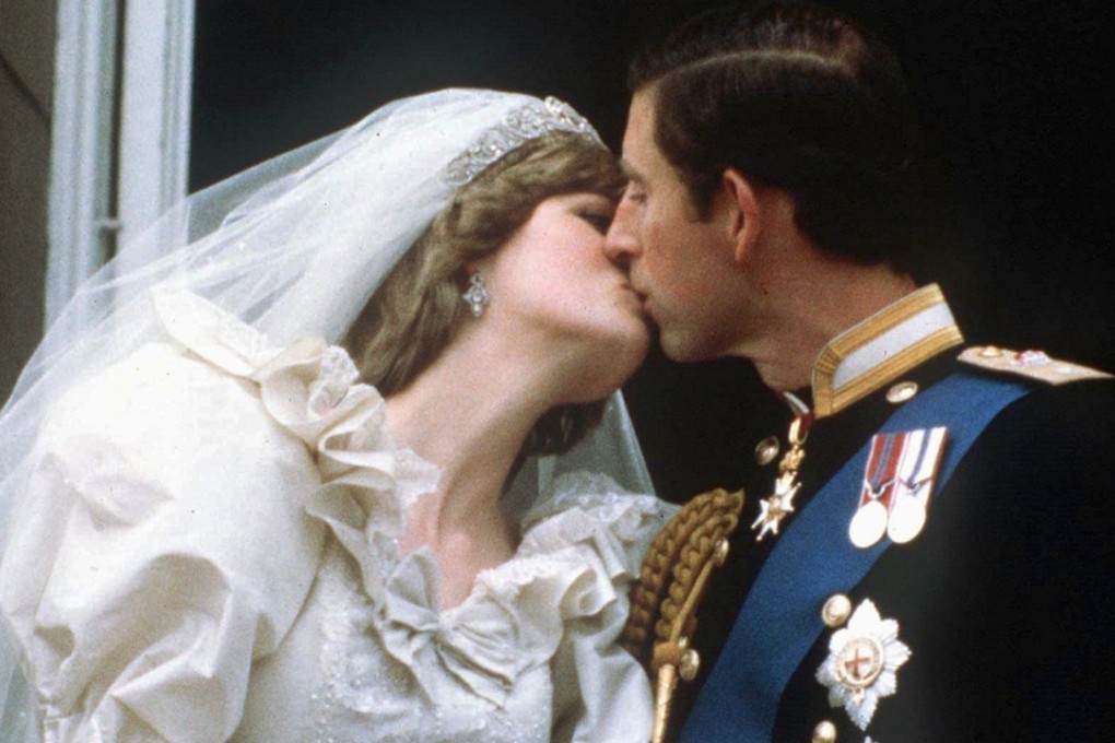 A kiss on the big day. Picture: Reuters