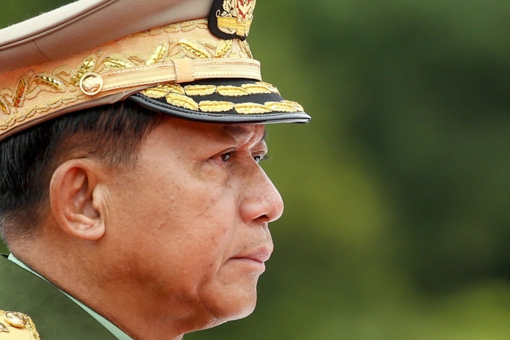 Myanmar military commander-in-chief Senior General Min Aung Hlaing. Photo: EPA