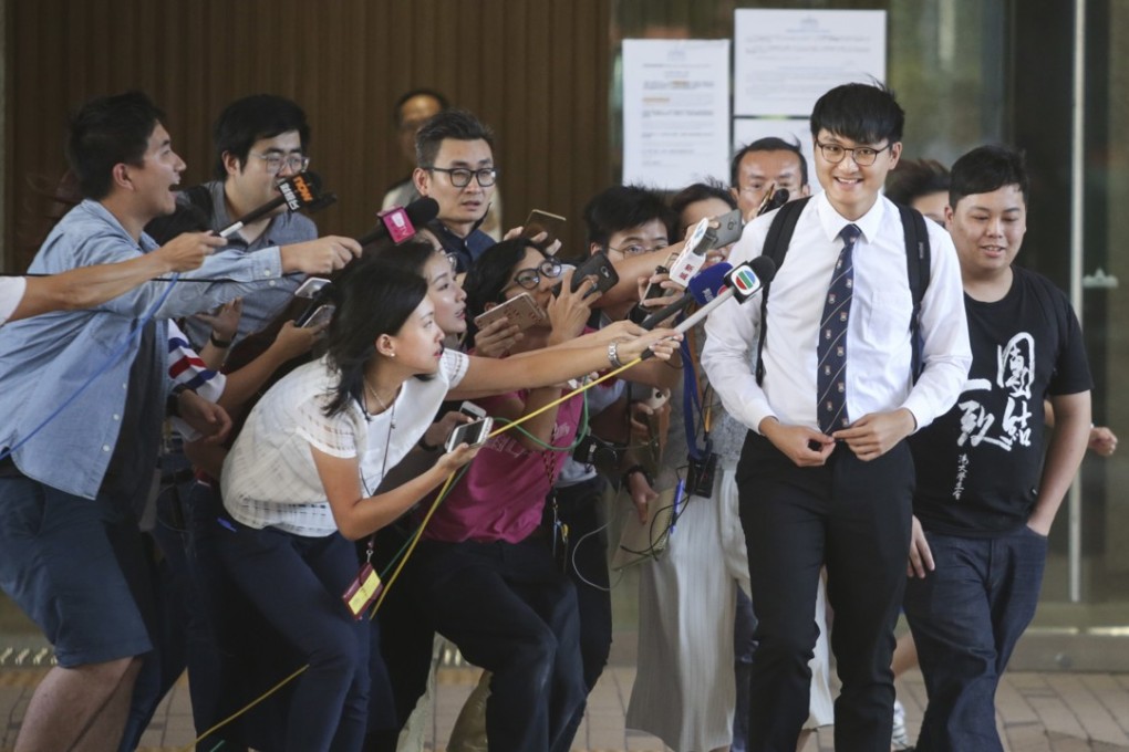 Billy Fung and Colman Li (right) were both convicted on Thursday. Photo: Sam Tsang