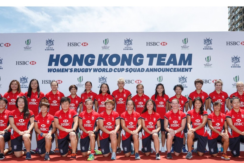 The 28-player Hong Kong squad for the Women's Rugby World Cup. Photo: HKRU