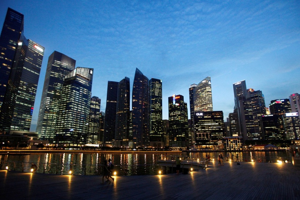 Singapore’s average daily foreign exchange turnover amounted to US$517 billion, edging out Hong Kong at US$437 billion. Photo: Reuters