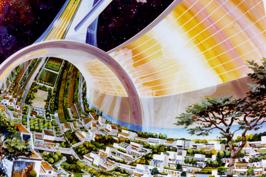 NASA's illustration of a future space colony. Photo; NASA Ames Research Center