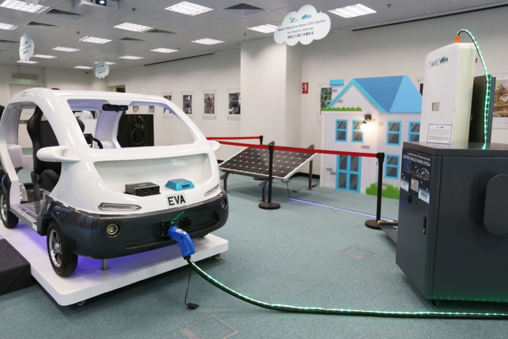 The e-car charger is designed for use in private car parks. Photo: Xiaomei Chen