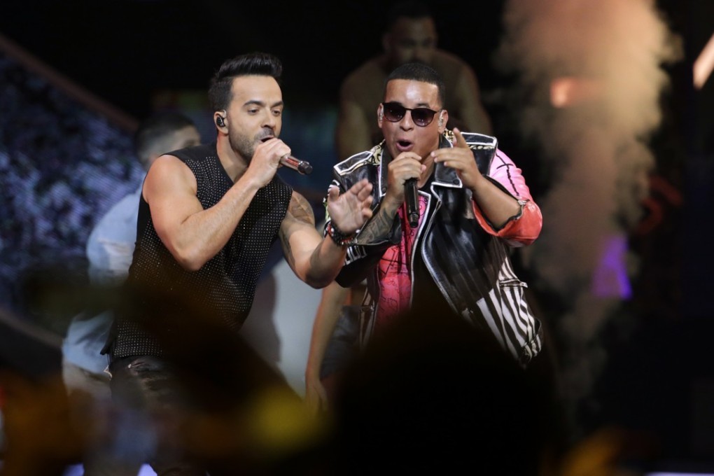Singers Luis Fonsi, left and Daddy Yankee perform during the Latin Billboard Awards in Coral Gables, Florida Universal Music Latin Entertainment announced last week that their song “Despacito” has become the most streamed song of all time with more than 4.6 billion plays. Photo: AP
