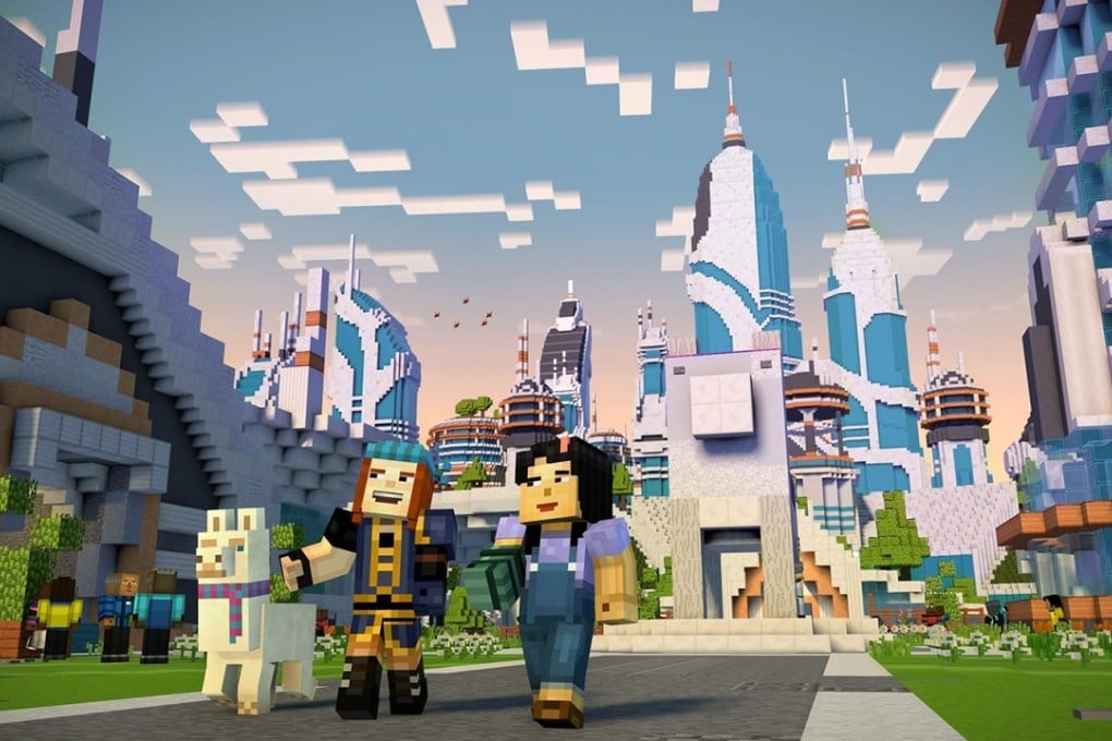 The action in Minecraft: Story Mode – Season Two centres around Jesse (right), who can be customised in terms of gender and skin tone.