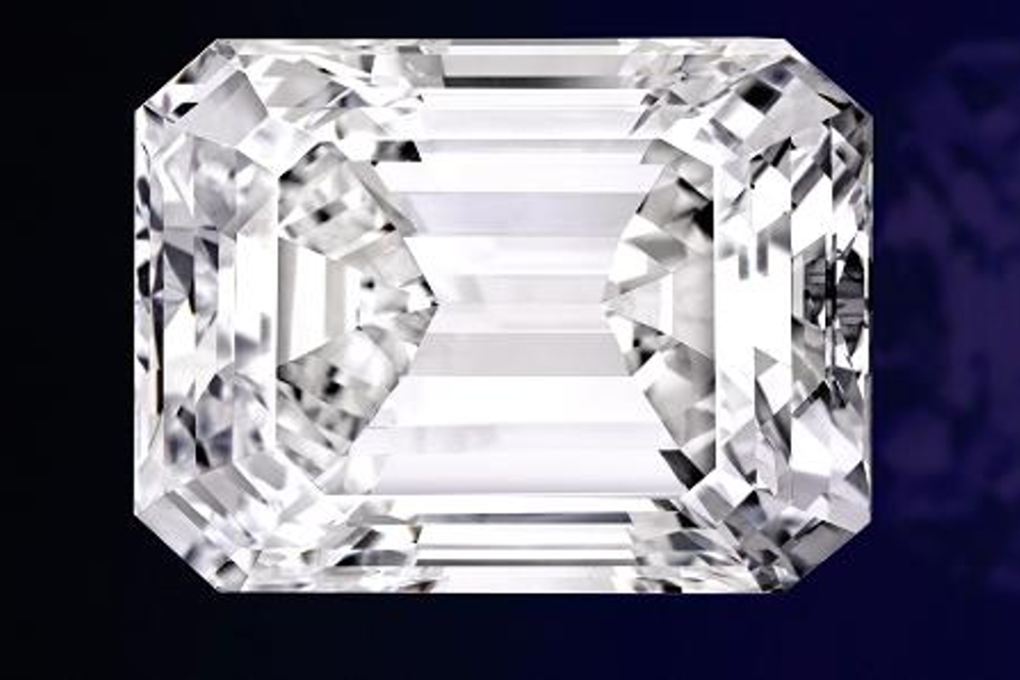 This extraordinary 100-carat perfect diamond in a classic emerald cut was sold by Sotheby’s on April 21st. Photo: Sotheby’s