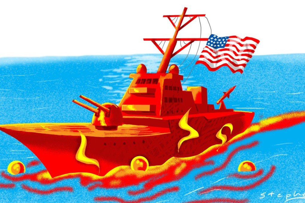 The US could protect its legal position by declaring it and recording its objections in diplomatic statements and communiqués, rather than resorting to provocative freedom of navigation operations. Illustration: Craig Stephens