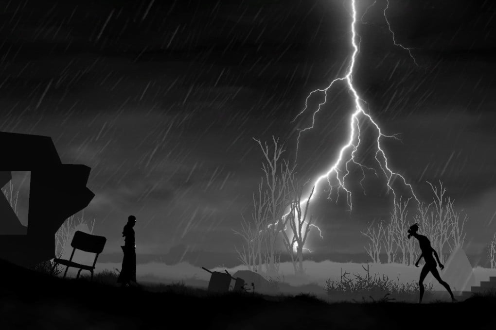 Art from the game Black the Fall.