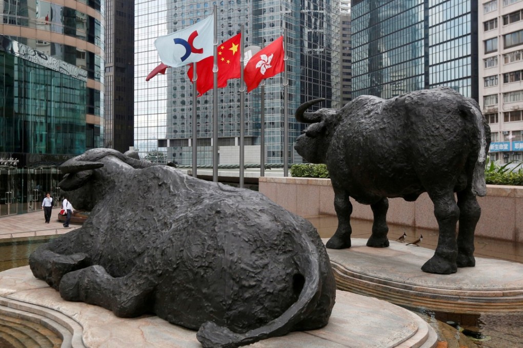 The Hang Seng Index gained 0.3 per cent, or 88.97 points, to 26,941.02 at the close on Wednesday, the highest level since June 25, 2015. Photo: Reuters