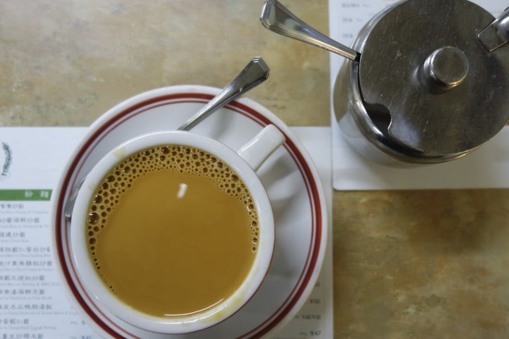 Cha’s signature silk socking milk tea in Shanghai. In 2016, two thirds of consumers in China spent money on freshly made drinks, including coffee and milk tea. Photo: Handout
