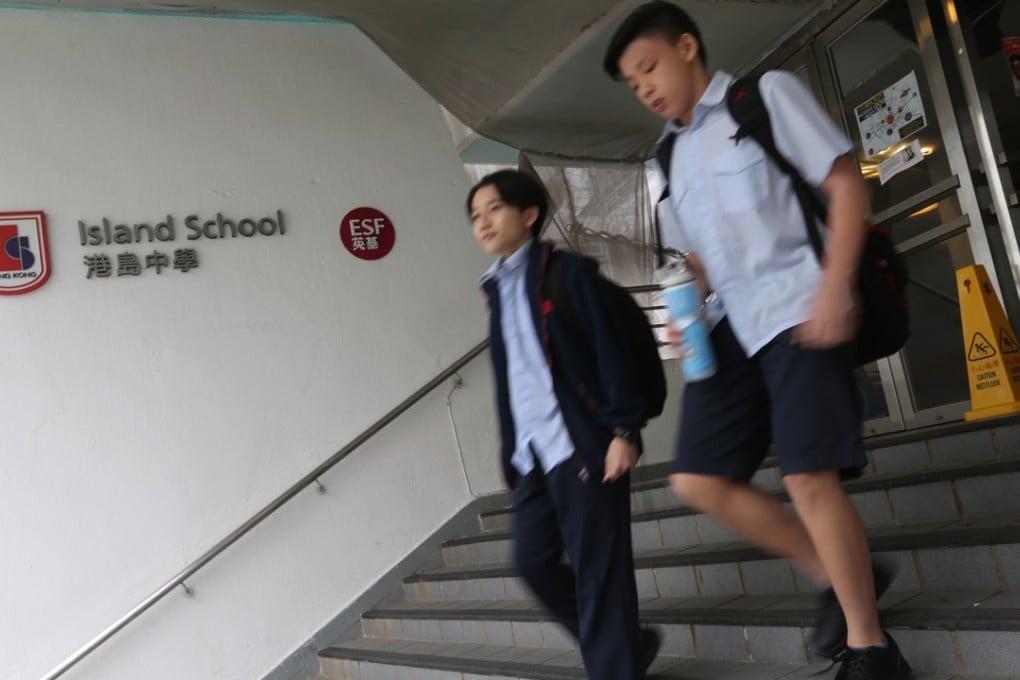 Parents of pupils at Island School will have to pay higher fees from September. Photo: K. Y. Cheng