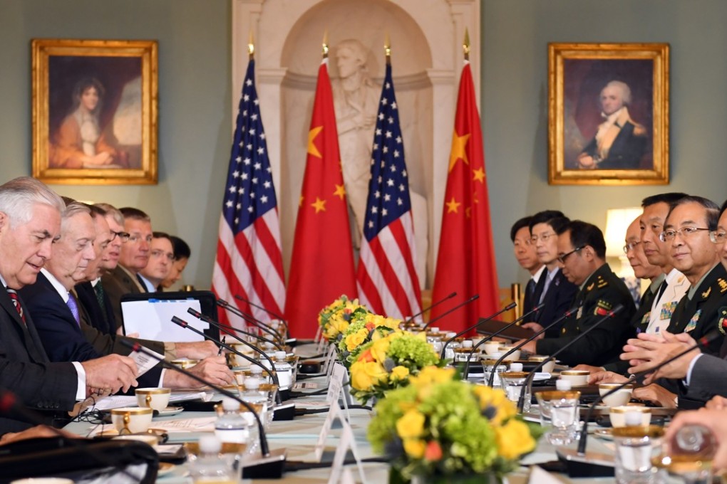 Leading officials from China and the new US Trump administration held their first diplomatic and security dialogue last month, at the US State Department in Washington D.C. Photo: Xinhua