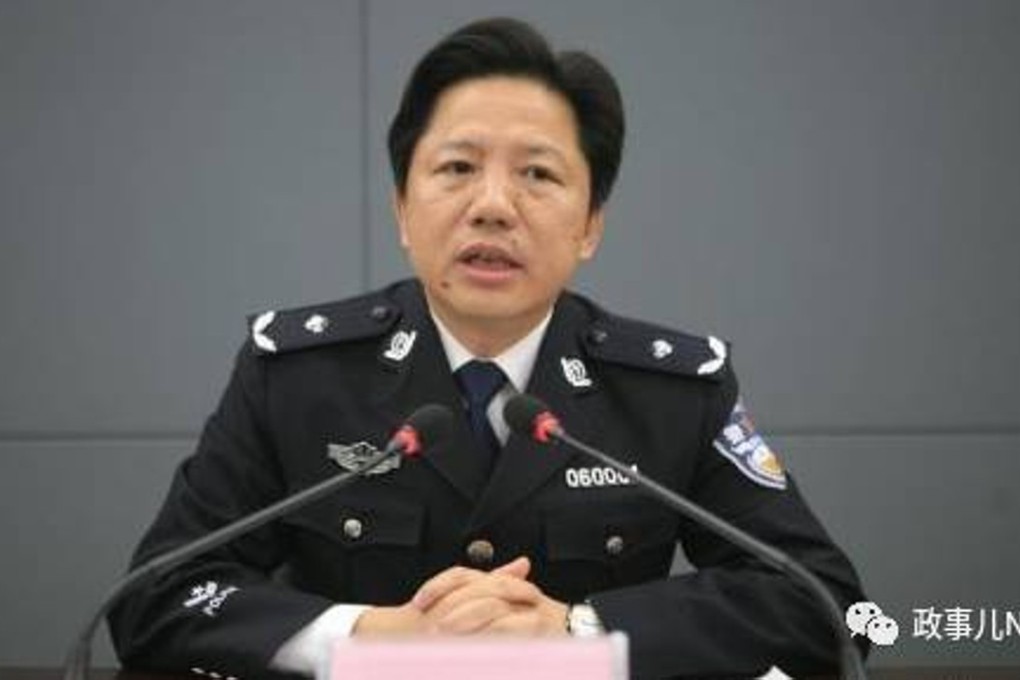 Deng Huilin, pictured while serving as deputy police chief of Hubei province, has been named as the new police chief of Chongqing. Photo: Handout