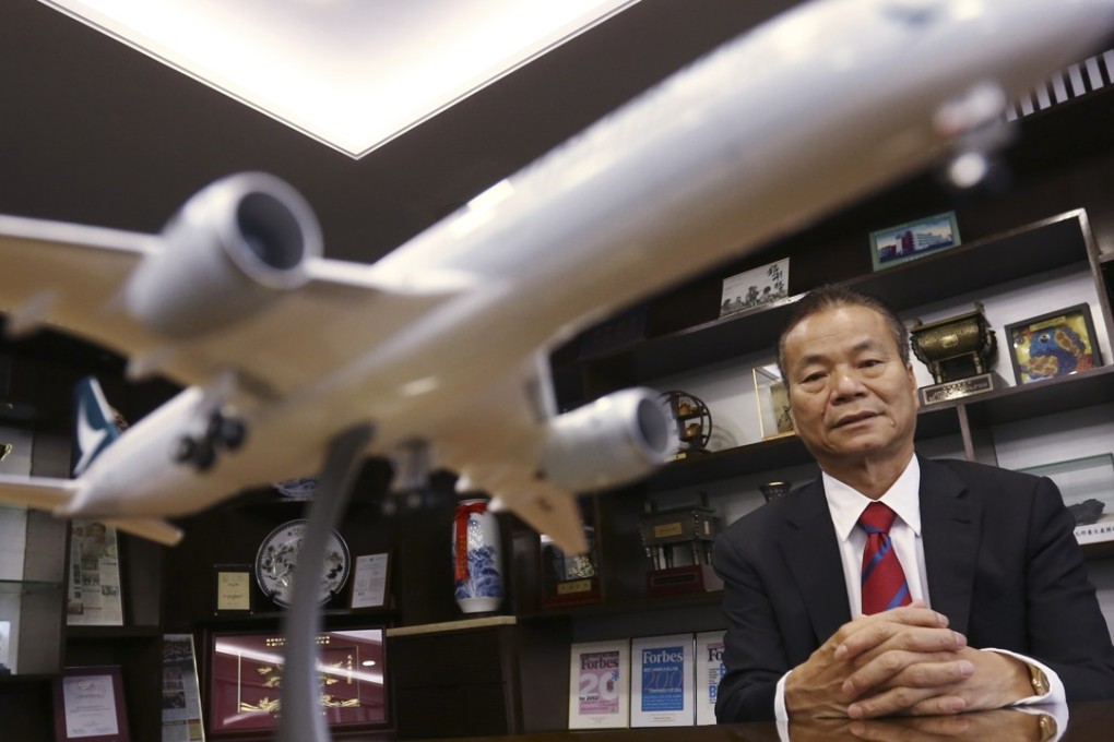 Kingboard Chemical chairman Cheung Kwok-wing at his office in Sha Tin. Photo: Jonathan Wong