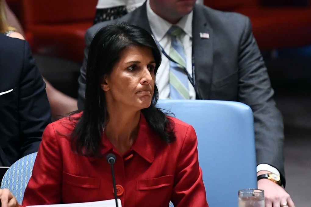 US Ambassador to the United Nations, Nikki Haley. Photo: AFP