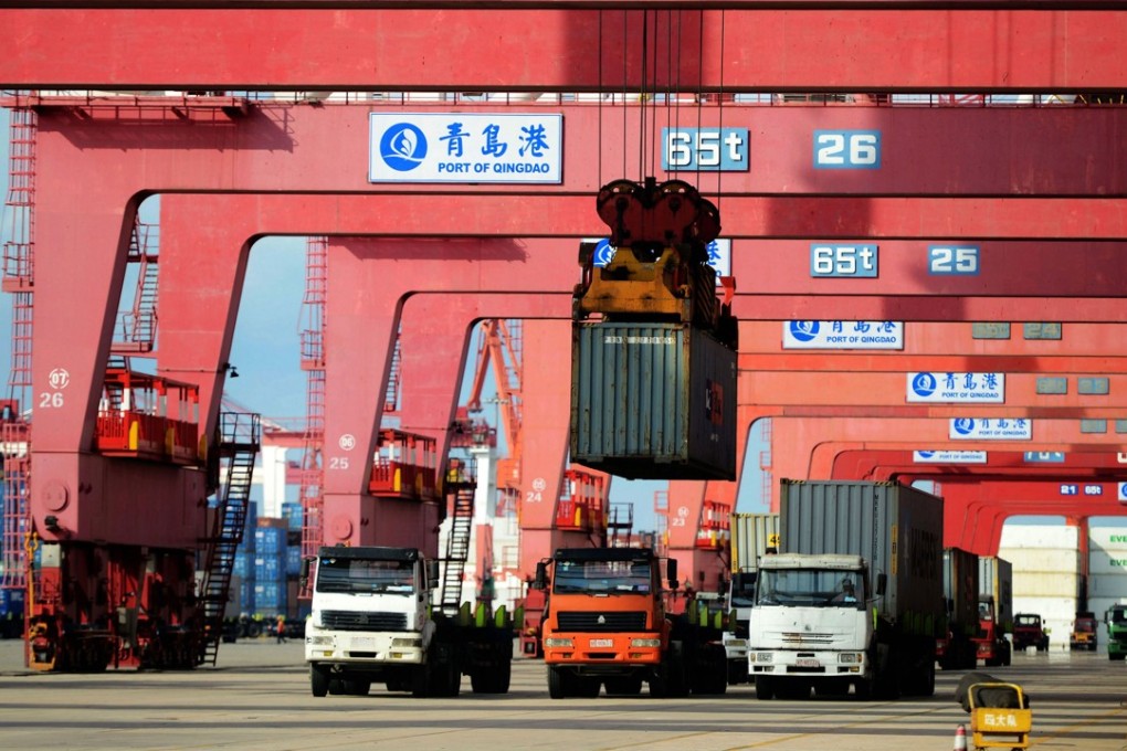 Beijing aims to slash 1 trillion yuan in national logistics costs by 2020 to improve the efficiency of the transportation and delivery services. Photo: AFP