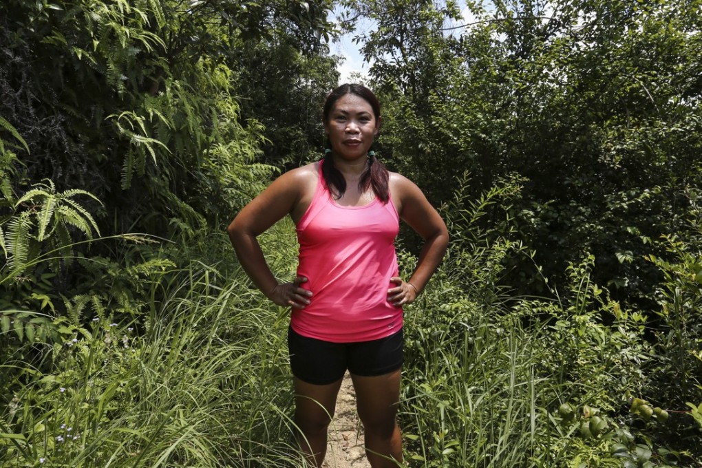 Domestic helper Liza Avelino has worked in Hong Kong for more than two decades, and is a seasoned hiker on the city’s trails. Photo: Jonathan Wong