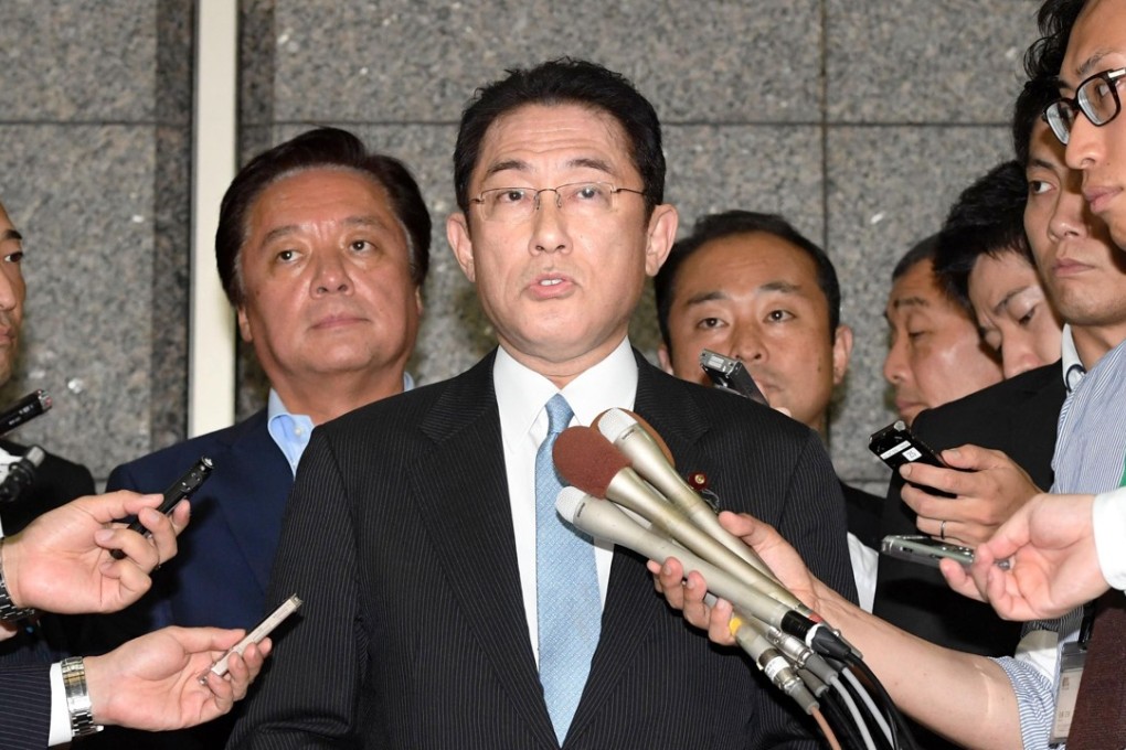 Japanese Foreign Minister Fumio Kishida. Photo: Kyodo