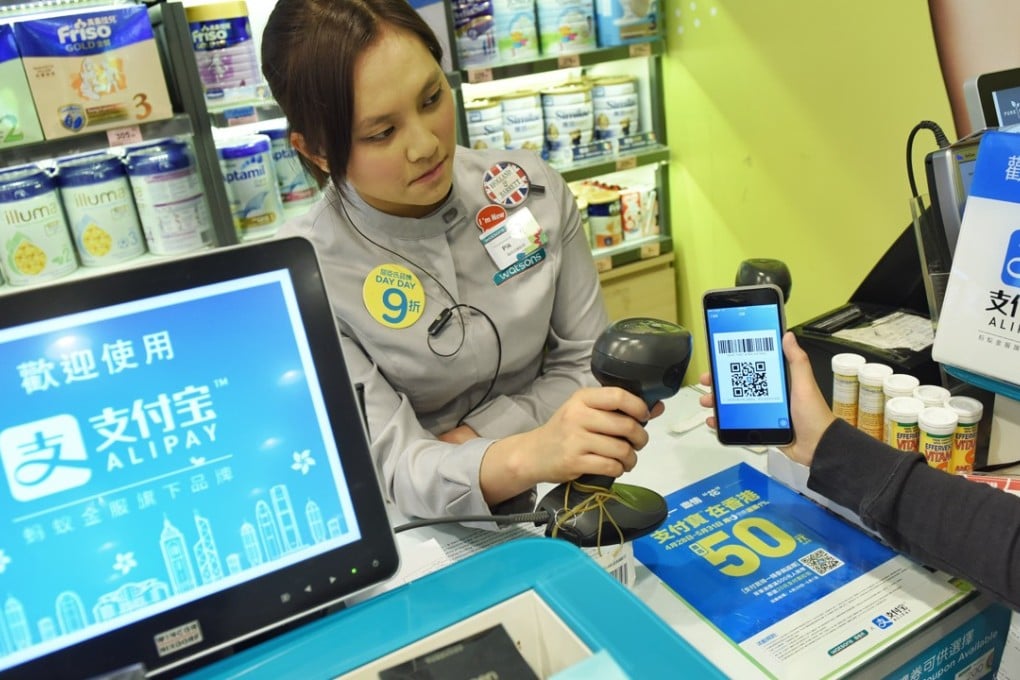 Alipay had a 53.7 per cent share of the mobile payments market in the first quarter of 2017, according to data from Analysys. Photo: Xinhua