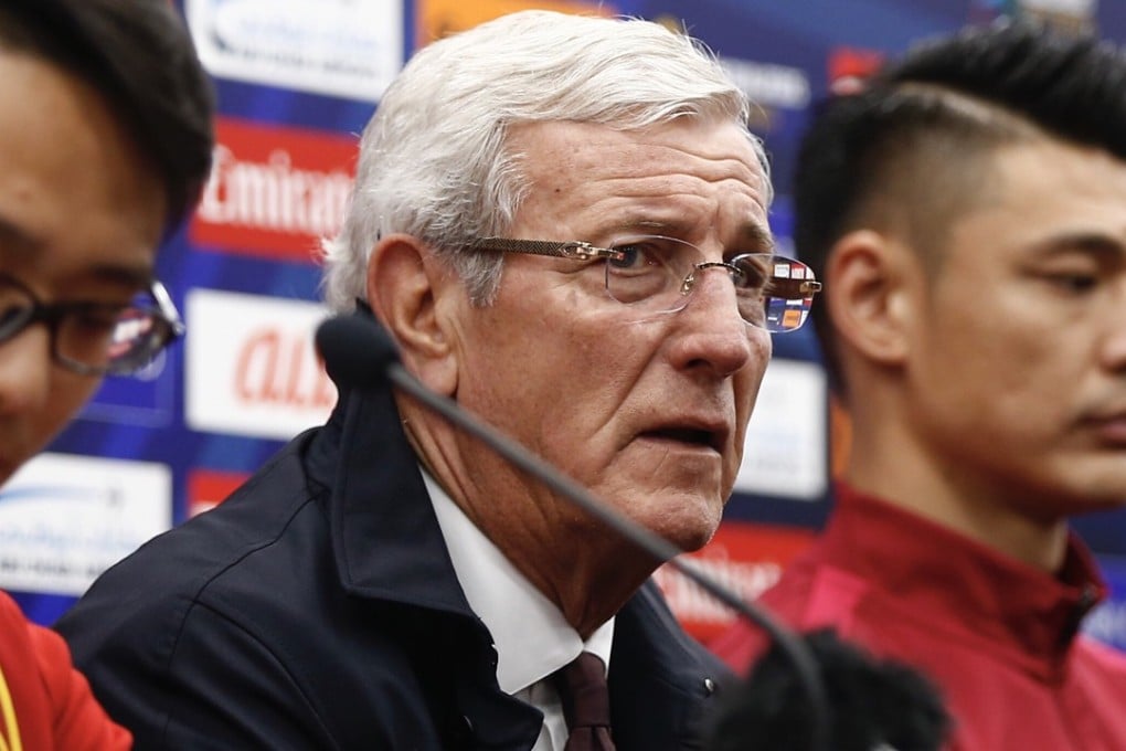 China coach Marcello Lippi. Photo: Xinhua