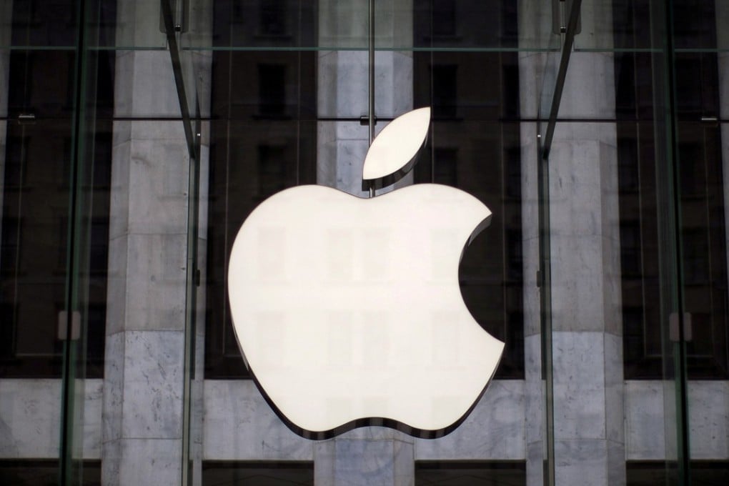 The Apple logo hangs above the entrance to the Apple store on 5th Avenue in the Manhattan, New York City. The company reported strong resultson August 1, 2017, driving shares to a new record. Photo: Reuters