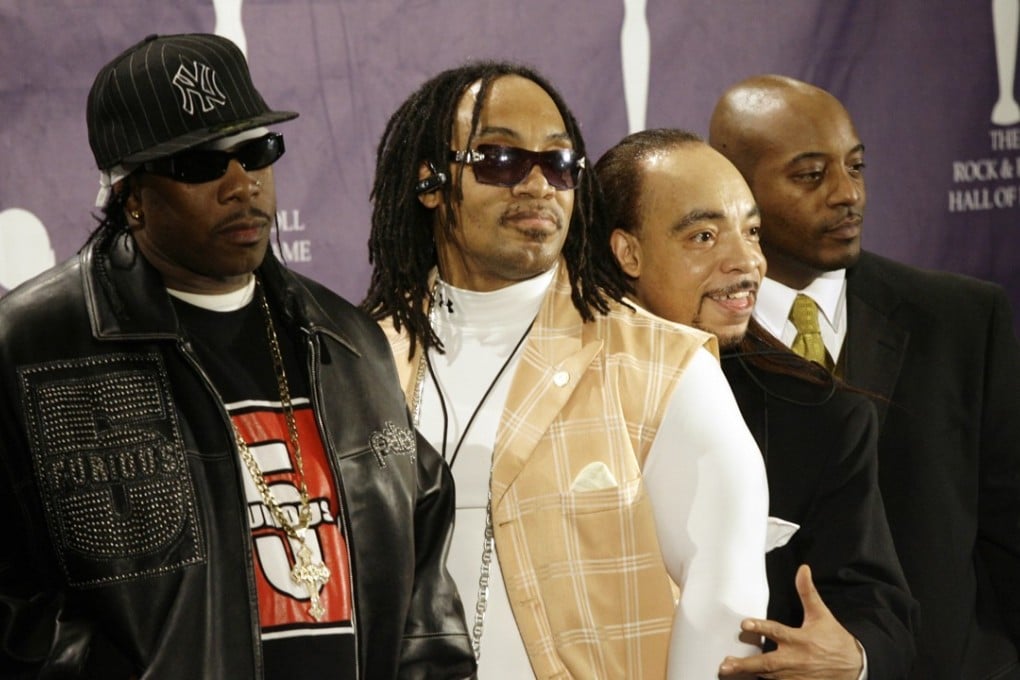 In this March 12, 2007, file photo, The Furious Five, from left, Scorpio, Melle Mel, Kidd Creole and Rahiem appear at the Rock & Roll Hall of Fame induction ceremony in New York. Police say 57-year-old Nathaniel Glover, also known as Kidd Creole, was arrested Wednesday nigh on murder charges. Photo: AP