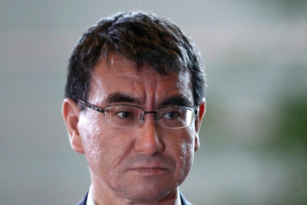 Japan's new Foreign Minister Taro Kono. Photo: Reuters