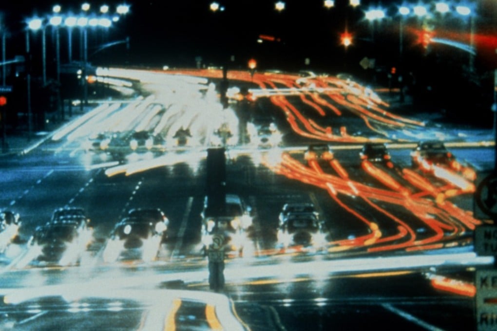 A still from Koyaanisqatsi, the 1982 film directed by Godfrey Reggio.