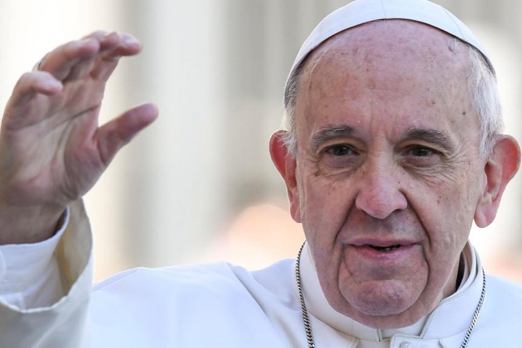 Pope Francis, seen in this file photo, loves China, according to a Catholic monsignor visiting Beijing. Photo: EPA