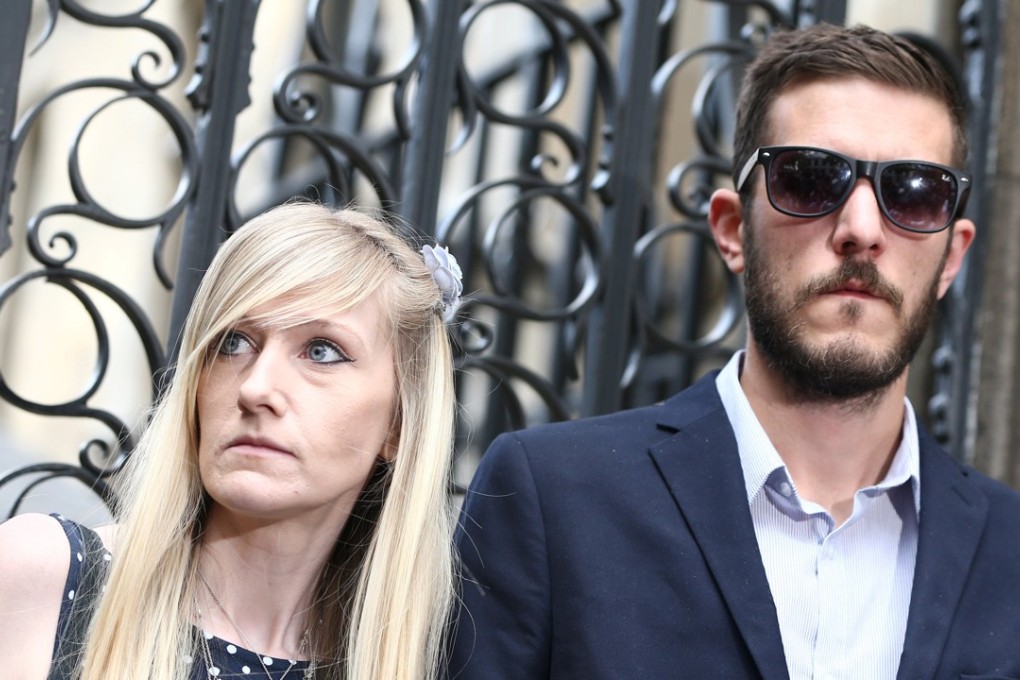 Charlie Gard's parents, Connie Yates and Chris Gard, leaving the High Court in London, after a hearing. Photo: Reuters